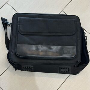 Teague’s laptop bag